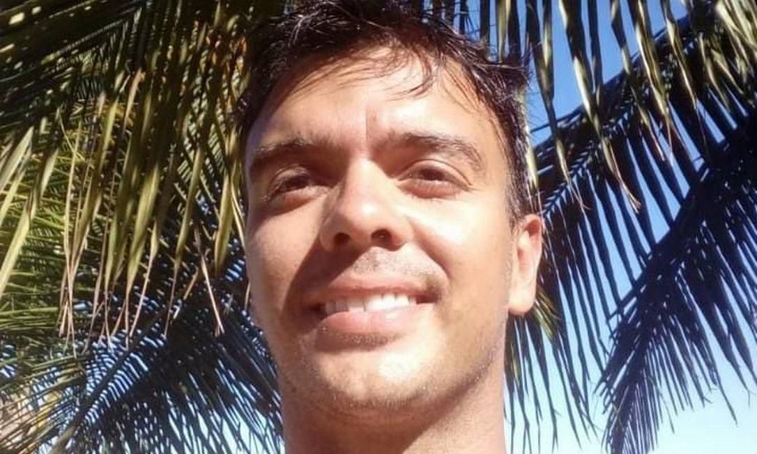 O engenheiro de produção Gabriel Barbosa Leite, de 34 anos, que foi esfaqueado na Tijuca Foto: Reprodução