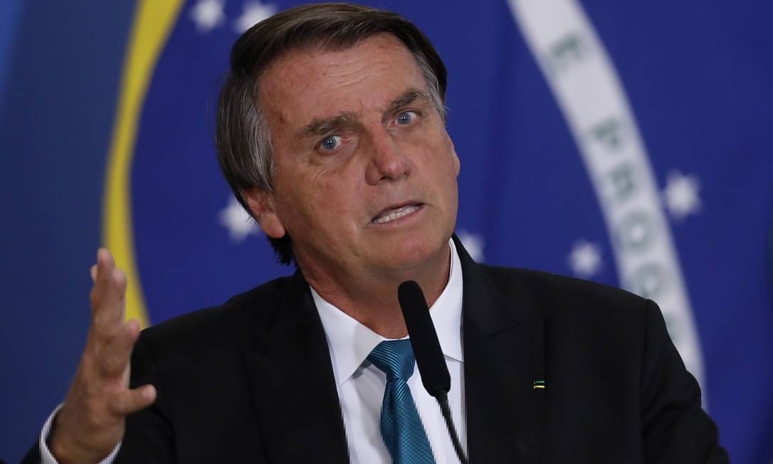 Bolsonaro tem sido aconselhado por auxiliares e ministros a manter Joaquim Silva e Luna à frente da Petrobras Foto: Cristiano Mariz/Agência O Globo/15-03-2022