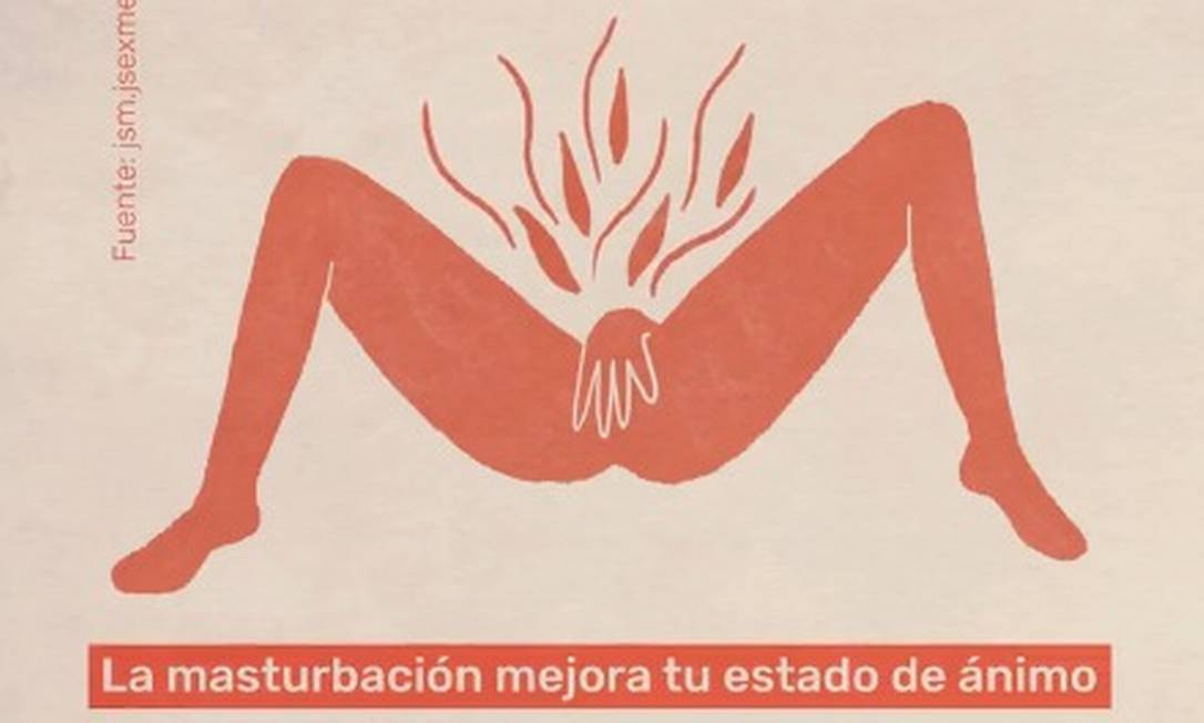 A inusitada campanha sobre os benefícios da masturbação na saúde física e mental desatou polêmica na Colômbia Foto: Reprodução da internet
