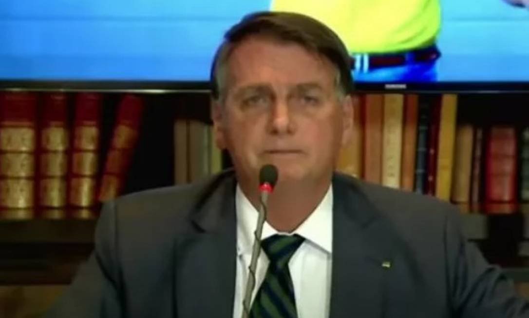 Bolsonaro fala de fraudes nas eleições em vídeo que deve ser retirado do YouTube Foto: Reprodução
