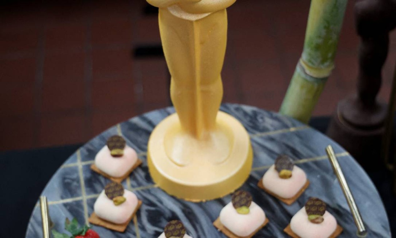 Sobremesa em forma de Oscar Foto: MARIO ANZUONI / REUTERS