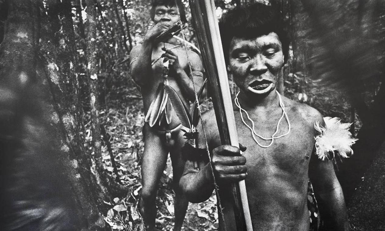 Claudia Andujar. 'Índio Yanomami', década de 1970, da Coleção Joaquim Paiva Foto: Rafael Adorján/Divulgação