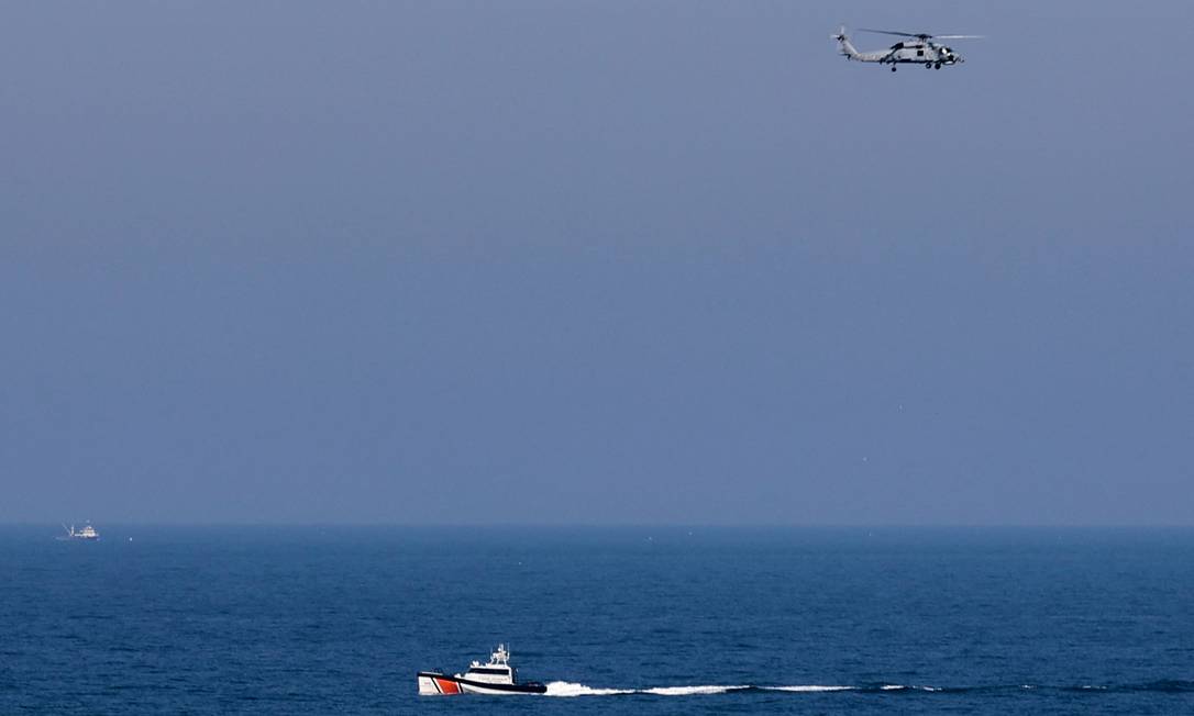 Barco da Marnha turca patrulha área próxima a Istambul Foto: YORUK ISIK / REUTERS