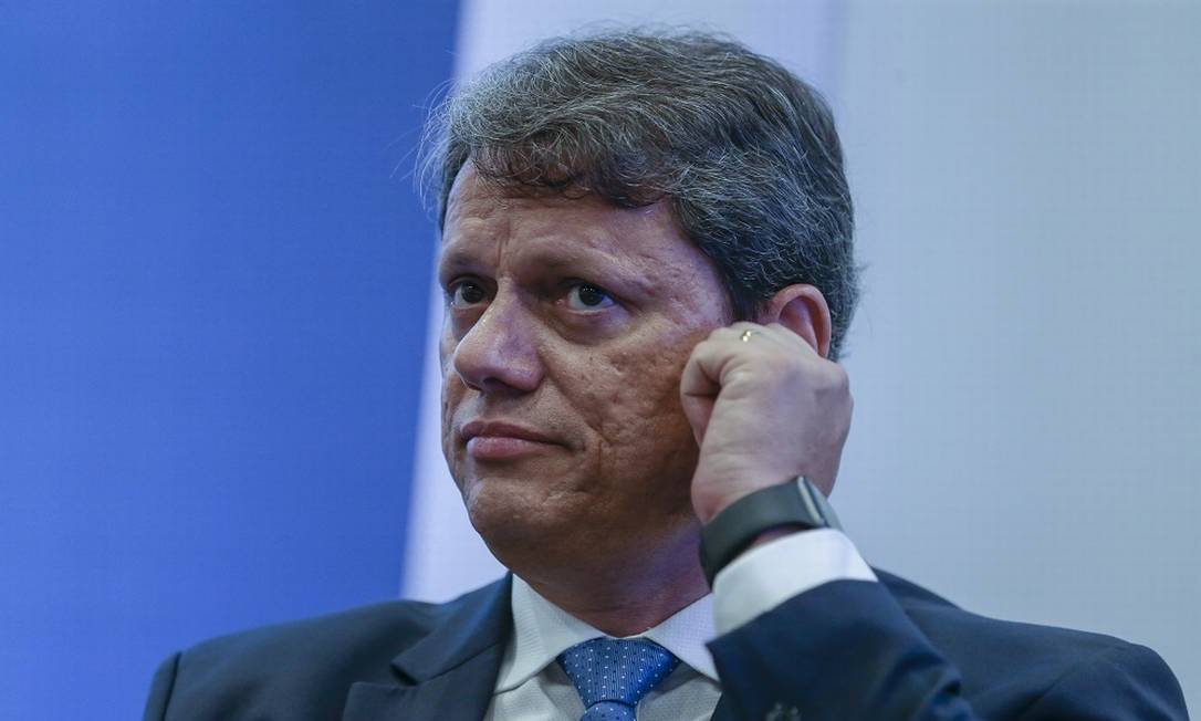 Ministro da Infraestrutura, Tarcísio de Freitas 15/03/2022 Foto: Edilson Dantas / Agência O Globo