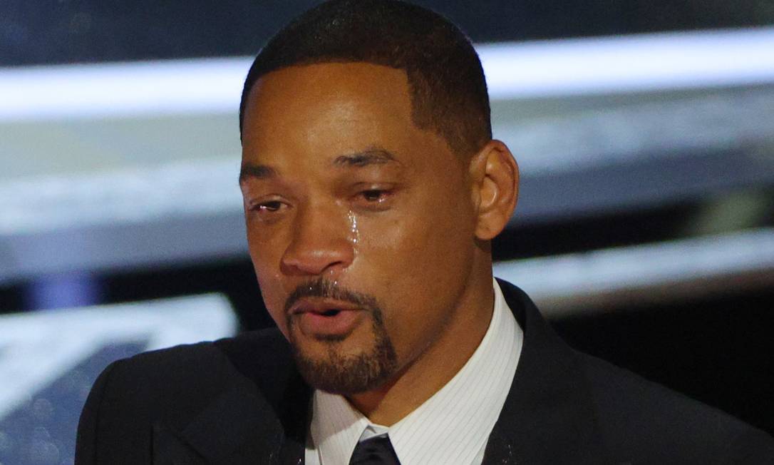 Will Smith chora durante seu discurso de agradecimento pelo Oscar de melhor ator por 'King Richard' Foto: BRIAN SNYDER / REUTERS