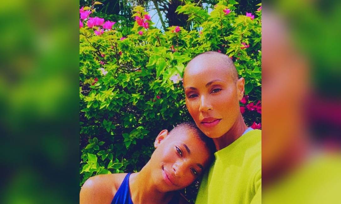 Willow e Jada Smith em postagem de julho de 2021 Foto: Instagram / Reprodução