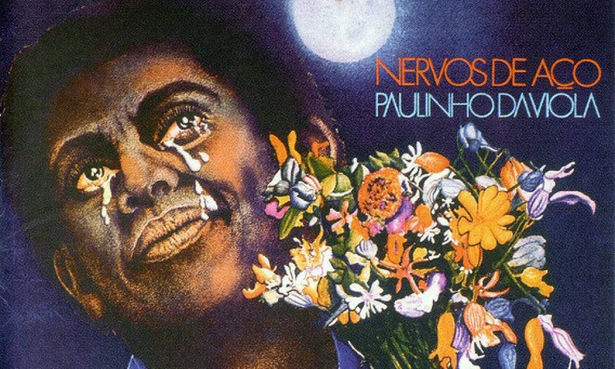 Capa do disco 'Nervos de aço', de Paulinho da Viola: ilustração de Elifas Andreato Foto: Reprodução