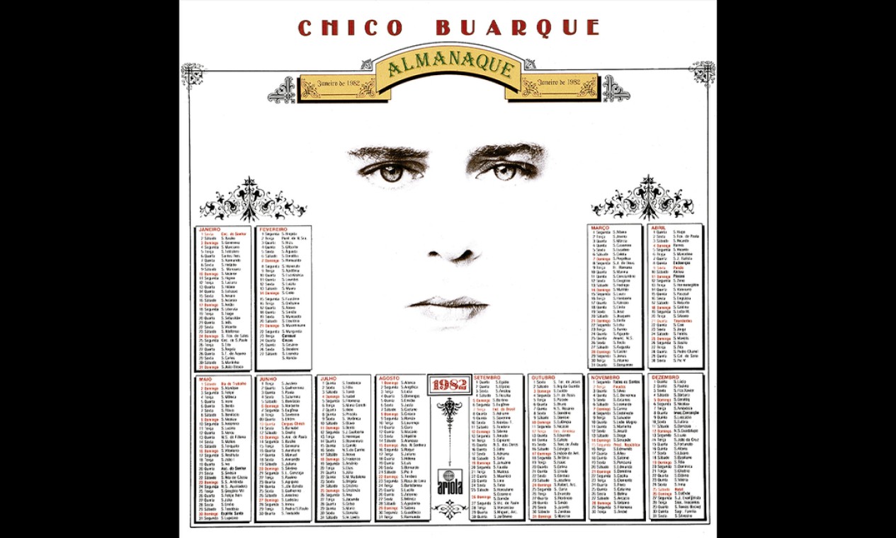 "Almanaque", de Chico Buarque, foi ilustrado por Elifas Andreato Foto: Reprodução