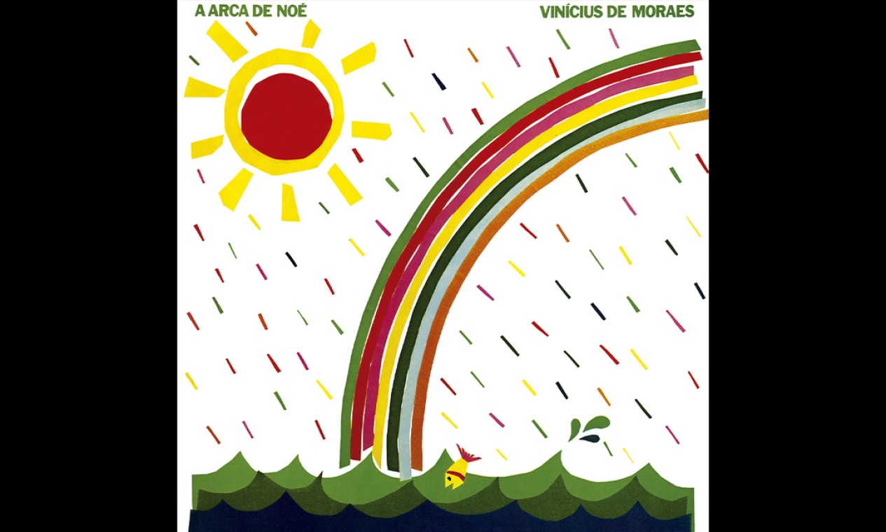 "A arca de Noé", disco de Vinicius de Moraes Foto: Reprodução