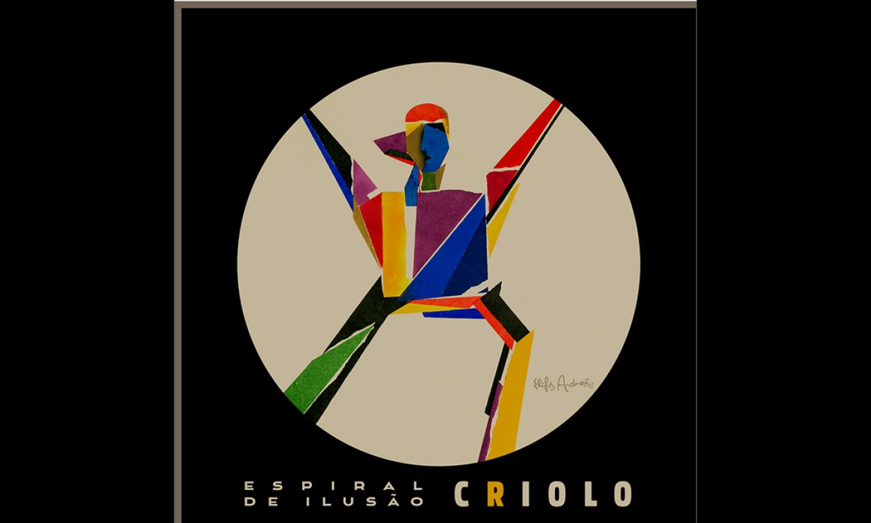 "Espiral da Ilusão", lançado por Criolo, em 2017, teve a arte assinada por Elifas Andreato Foto: Reprodução