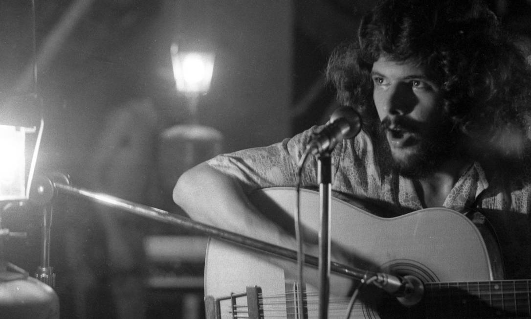 O cantor e compositor Ruy Maurity, em 1972 Foto: Agência O Globo