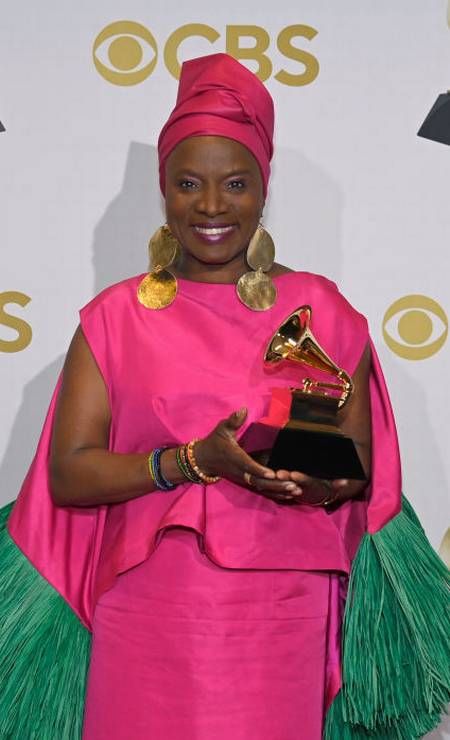 Angélique Kidjo venceu com melhor álbum de world music Foto: David Becker / Getty Images for The Recording A