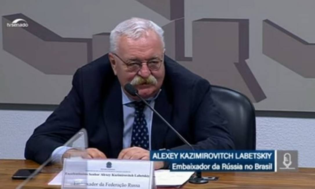  Alexey Labetskiy, embaixador da Rússia no Brasil Foto: Divulgação
