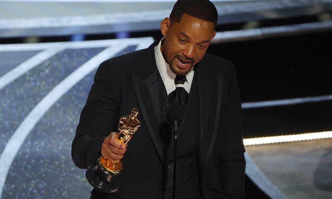 Will Smith conquista o Oscar após tapa em Chris Rock Foto: BRIAN SNYDER / REUTERS