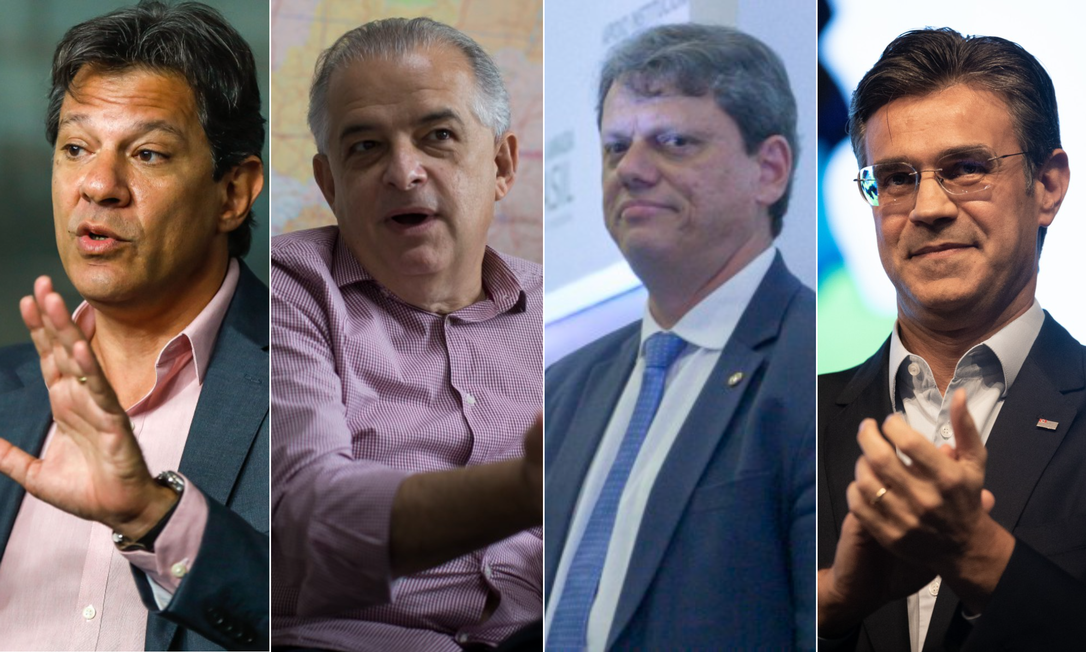 Pré-candidatos ao governo de São Paulo Foto: Infoglobo