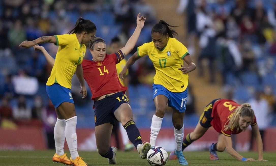 Seleção brasileira empata com a Espanha em amistoso Foto: Lucas Figueiredo/CBF