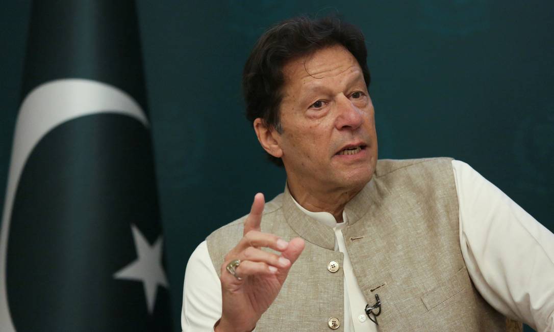 Imran Khan, primeiro ministro do Paquistão derrubado em moção de censura Foto: Saiyna Bashir / Reuters / 4-6-2021