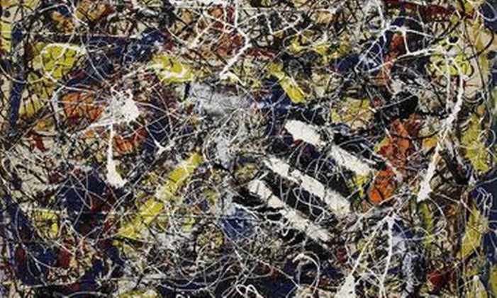 Number 17A, pintura de Jackson Pollock Foto: Reprodução