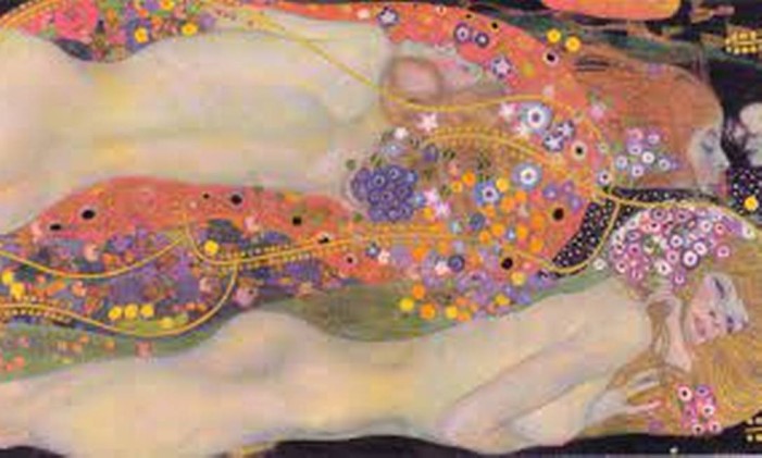 'Wasserschlangen II' (ou Serpentes de água), de Gustav Klimt Foto: Reprodução