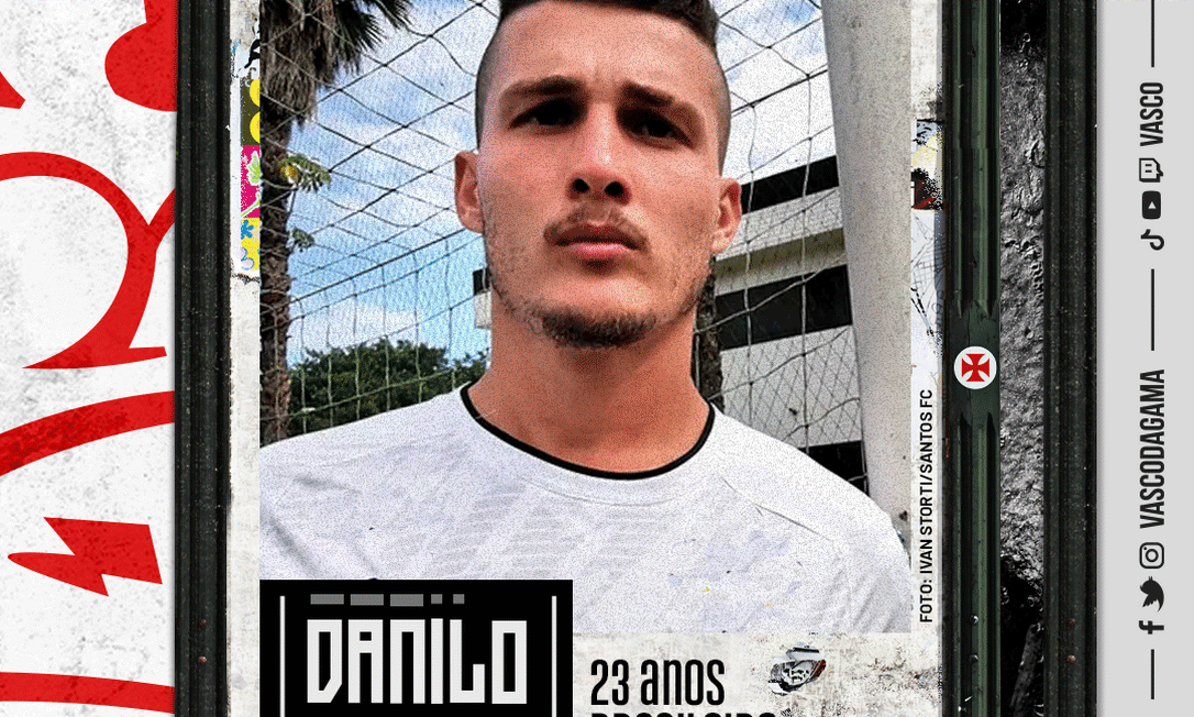 Danilo Boza foi anunciado pelo Vasco Foto: Divulgação