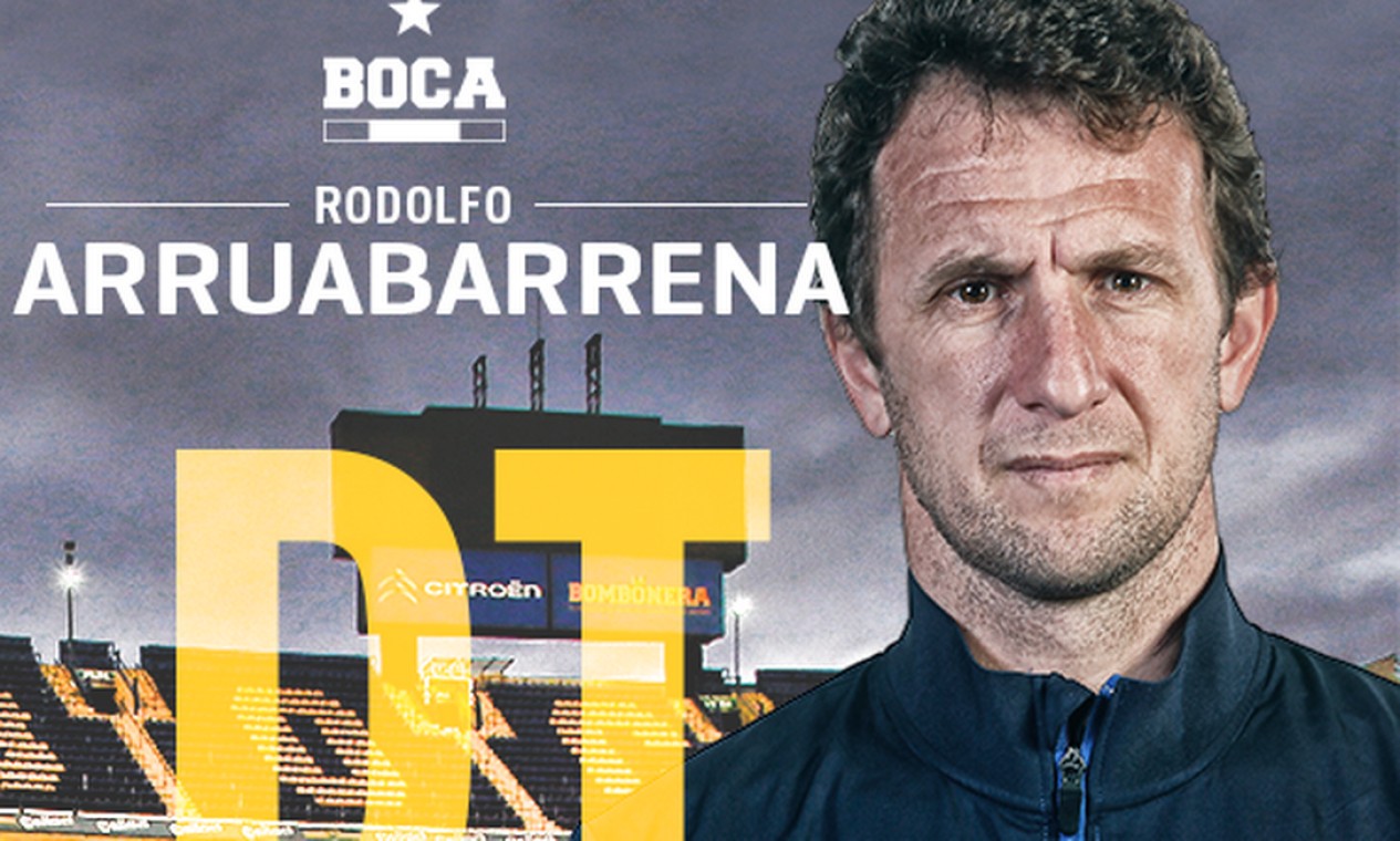 O lateral-esquerdo Rodolfo Arruabarrena virou técnico após encerrar a carreira. Passou por Boca Juniors e Nacional-URU, além de clubes do Oriente Médio. Hoje, treina os Emirados Árabes Foto: Divulgação/Boca Juniors