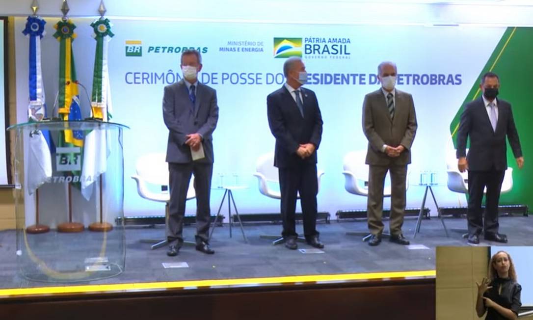 Cerimônia de posse da Petrobras Foto: reprodução