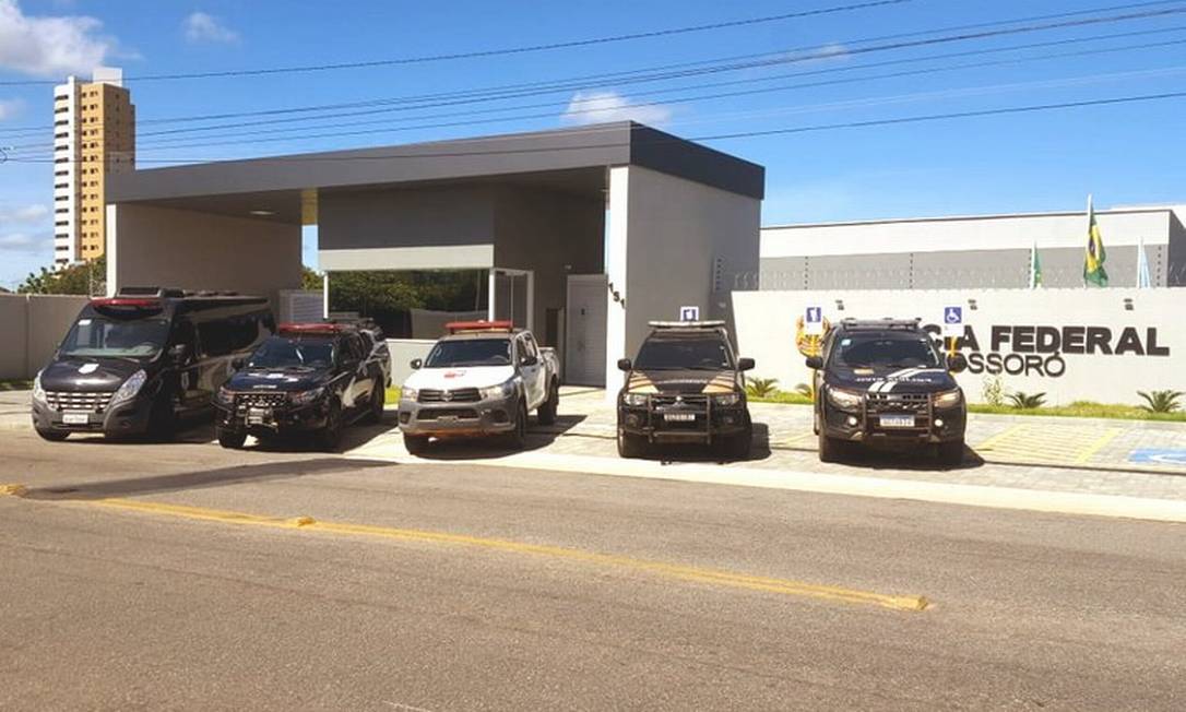 Delegacia da PF em Mossoró, para onde criminoso foi levado Foto: Reprodução