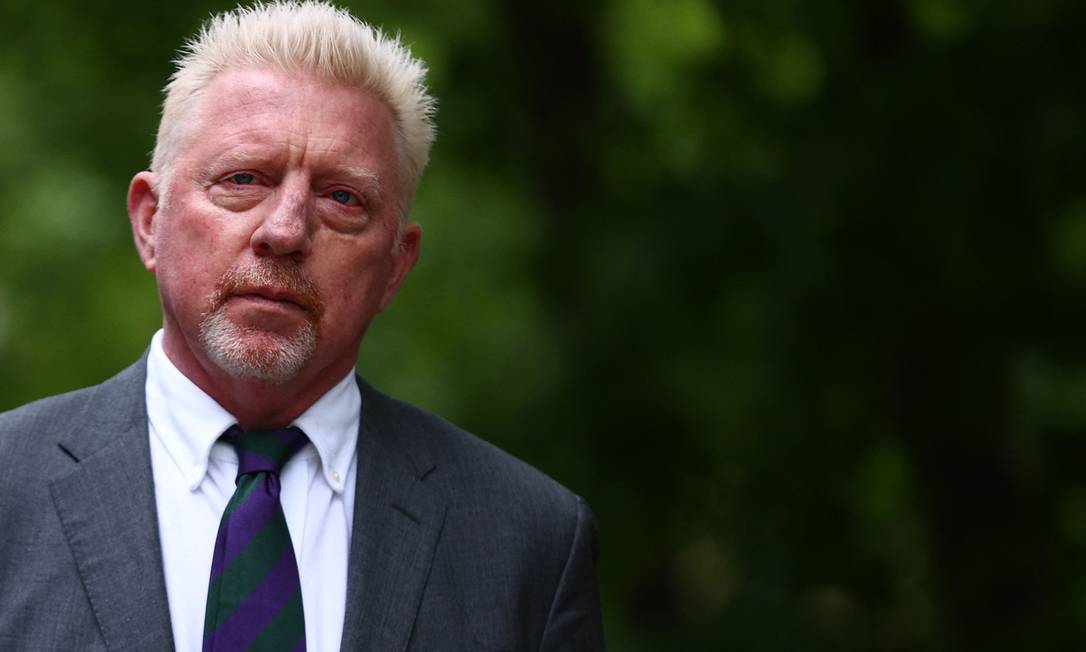 Boris Becker foi preso por fraude no Reino Unido Foto: ADRIAN DENNIS / AFP
