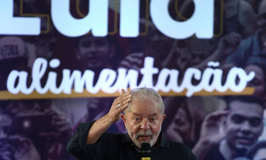 Lula durante evento em São Paulo Foto: CARLA CARNIEL / REUTERS