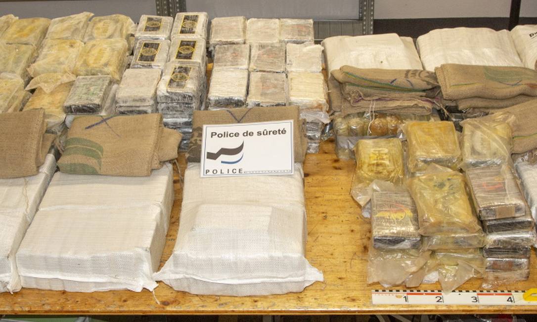Cocaína estava embalada em sacos de café enviados do Brasil Foto: Divulgação
