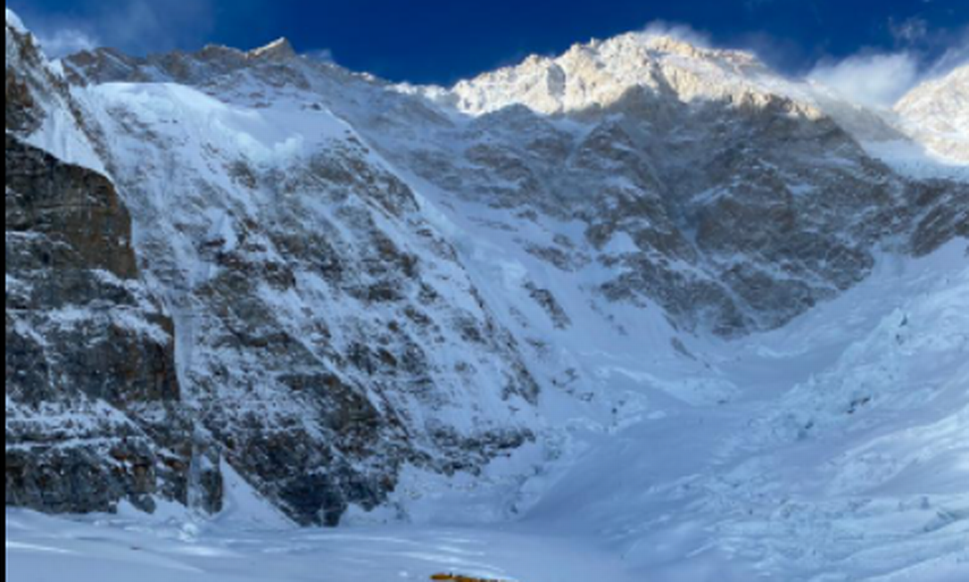 Indiano morreu quando praticava alpinismo no Monte Kanchenjunga, no Himalia Foto: Reprodução/Facebook/pioneeradventuretreks