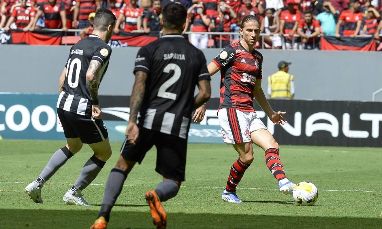 Filipe Luís pode ser mais uma baixa por lesão no Flamengo Foto: Marcelo Cortes/Flamengo/Divulgação