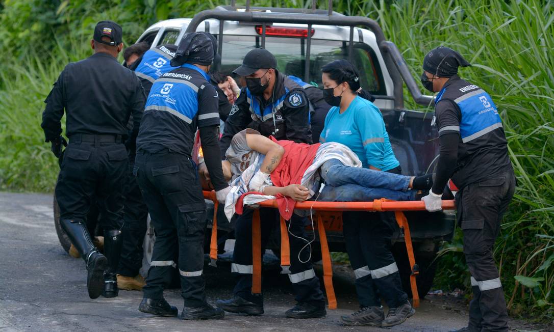 Além dos mortos, centenas de detentos ficaram feridos Foto: JUAN CARLOS PEREZ / AFP