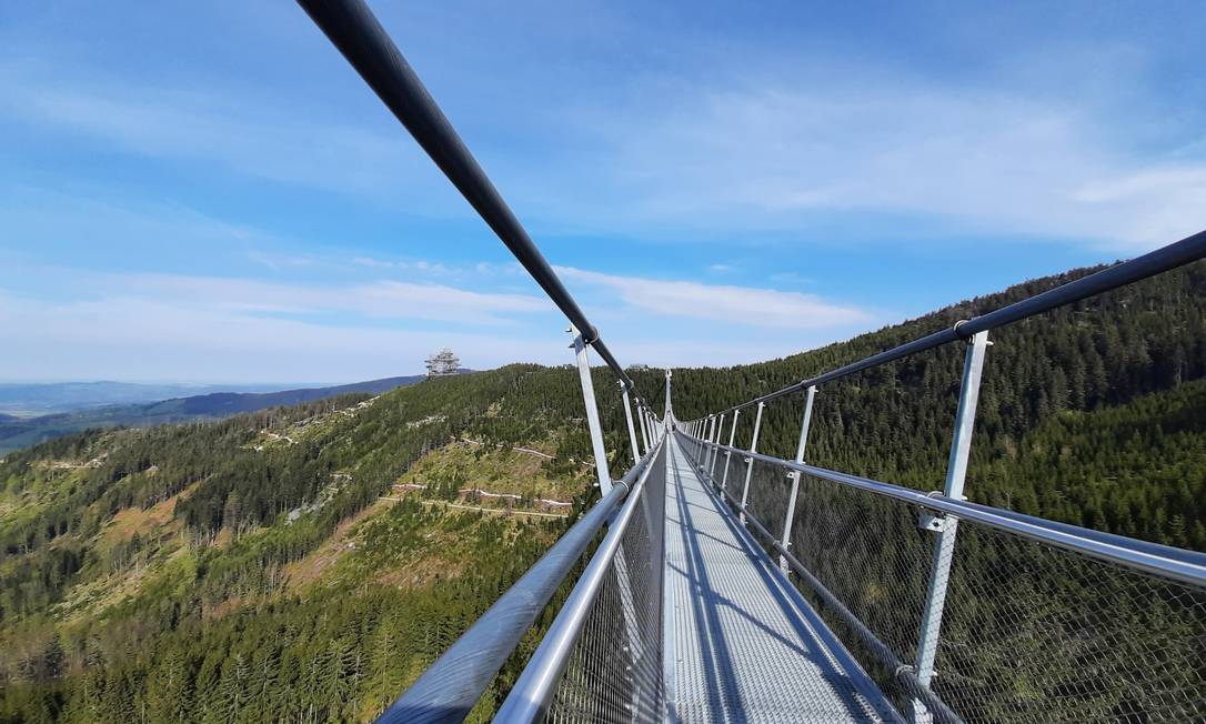 Maior ponte suspensa do mundo é inaugurada na República Tcheca Foto: Facebook Horský resort Dolní Morava