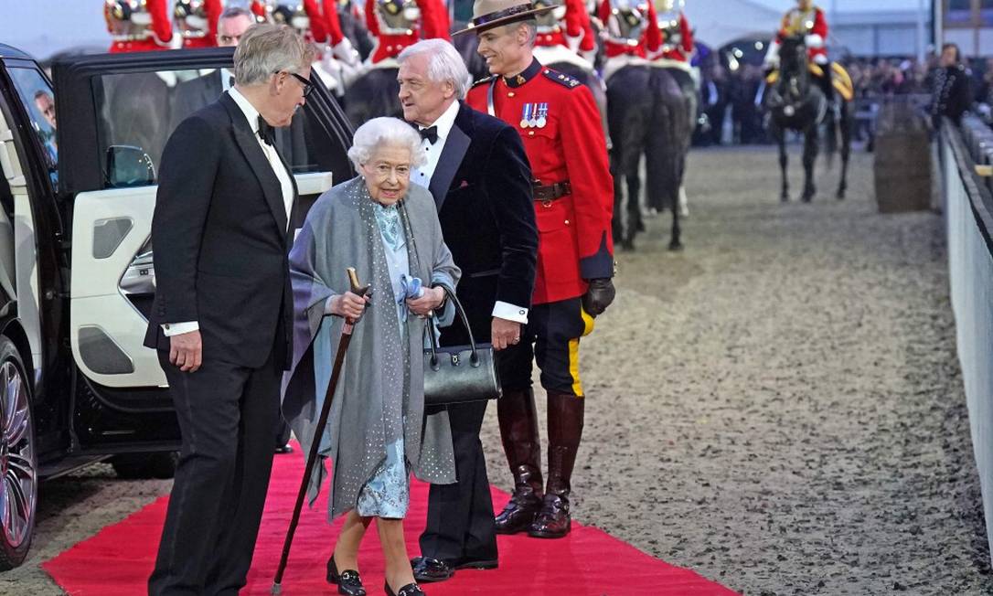 Rainha Elizabeth II participoui do encerramento da Royal Windsor Horse Show Foto: STEVE PARSONS / AFP
