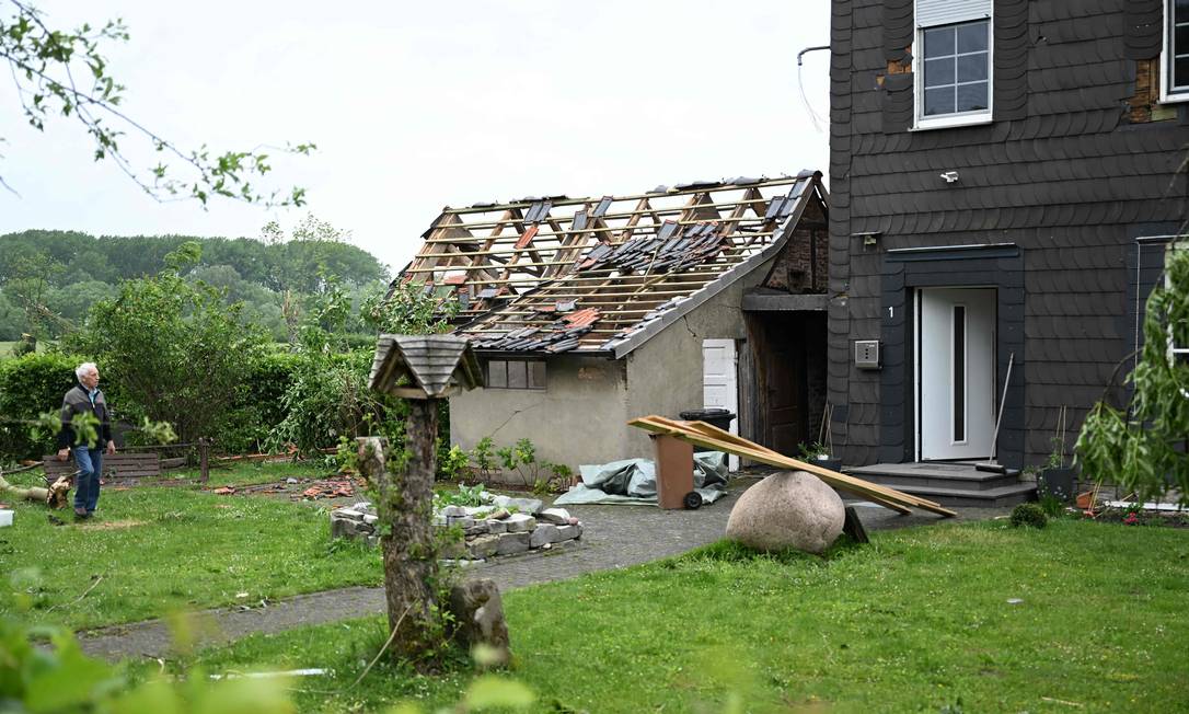 Tornado na Alemanha deixa um morto e 43 feridos - Jornal O Globo