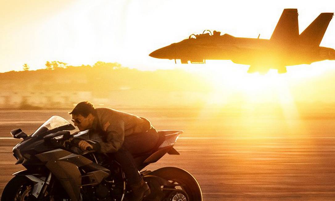 Tom Cruise em cena de "Top Gun: Maverick" Foto: Divulgação
