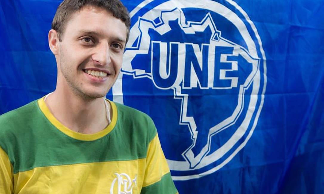 Novo presidente da UNE, Daniel Iliescu. Foto: Divulgação