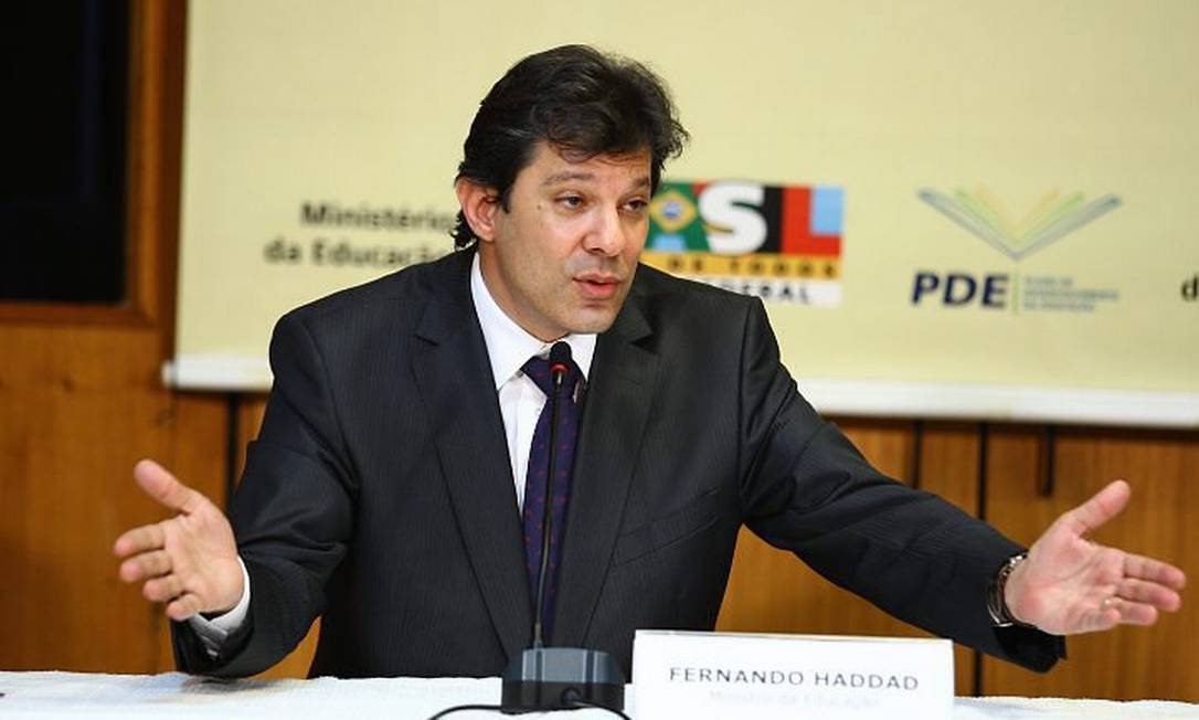 O ministro Fernando Haddad - Foto de Ailton de Freitas