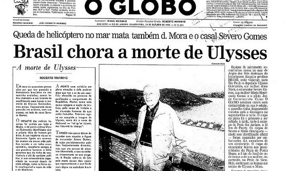 Confira a edição do GLOBO que