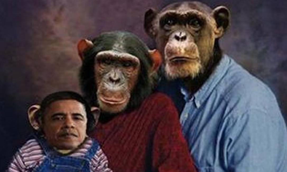 Montagem enviada via email por republicana da Califórnia mostra presidente Obama como macaco