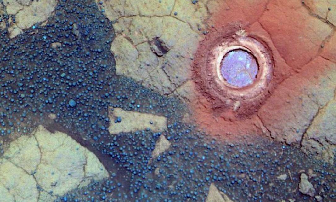 Pedra em Marte recebeu o nome de Yuri Gagarin Foto: NASA