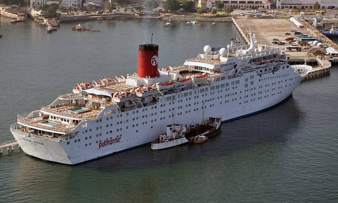 O navio Ocean Dream, que fará cruzeiros para Fernando de Noronha neste verão: mais 700 turistas por dia Foto: Divulgação