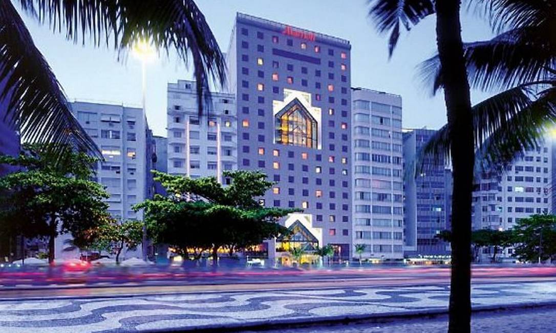 O hotel JW Marriot, em Copacabana Divulgação