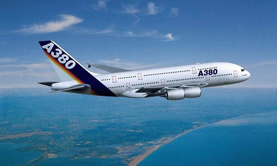 Avião De Controle Remoto Airbus A 380 Pronta Entrega