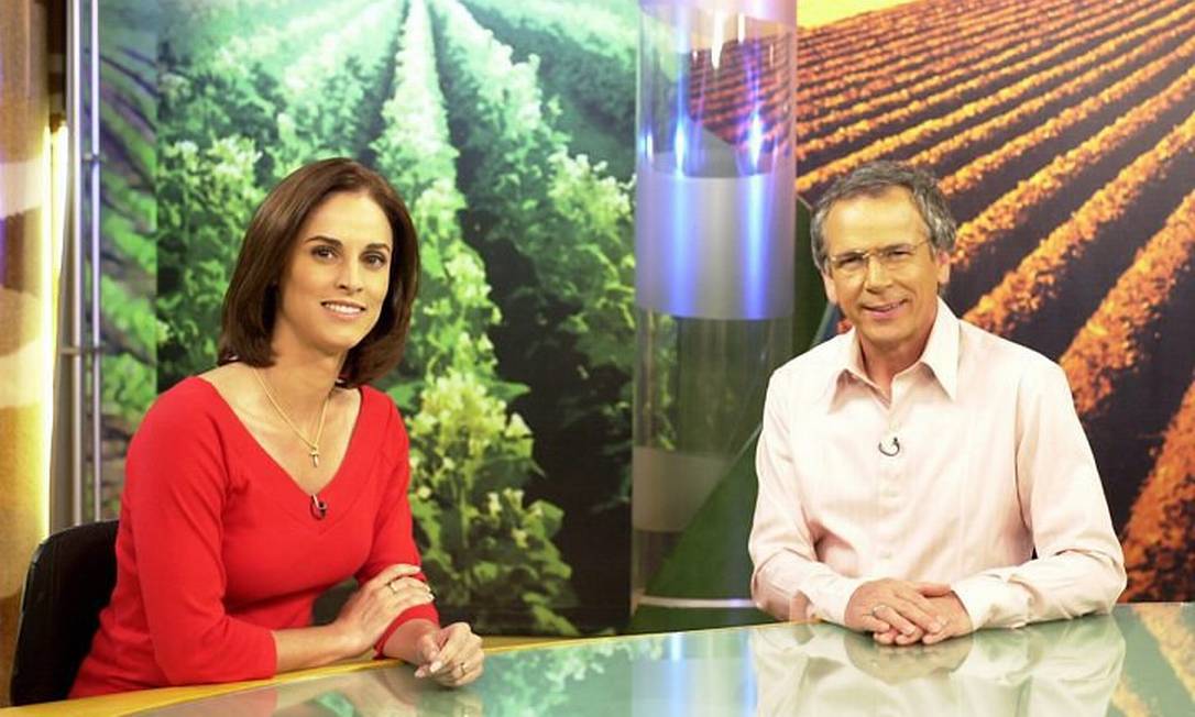 Nélson Araújo e Helen Martins longe das câmeras do Globo Rural