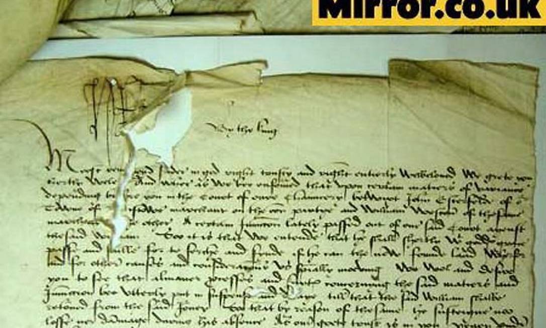 Carta provaria que um navegador inglês chegou à América em 1499 - ReproduçãoDaily Mirror