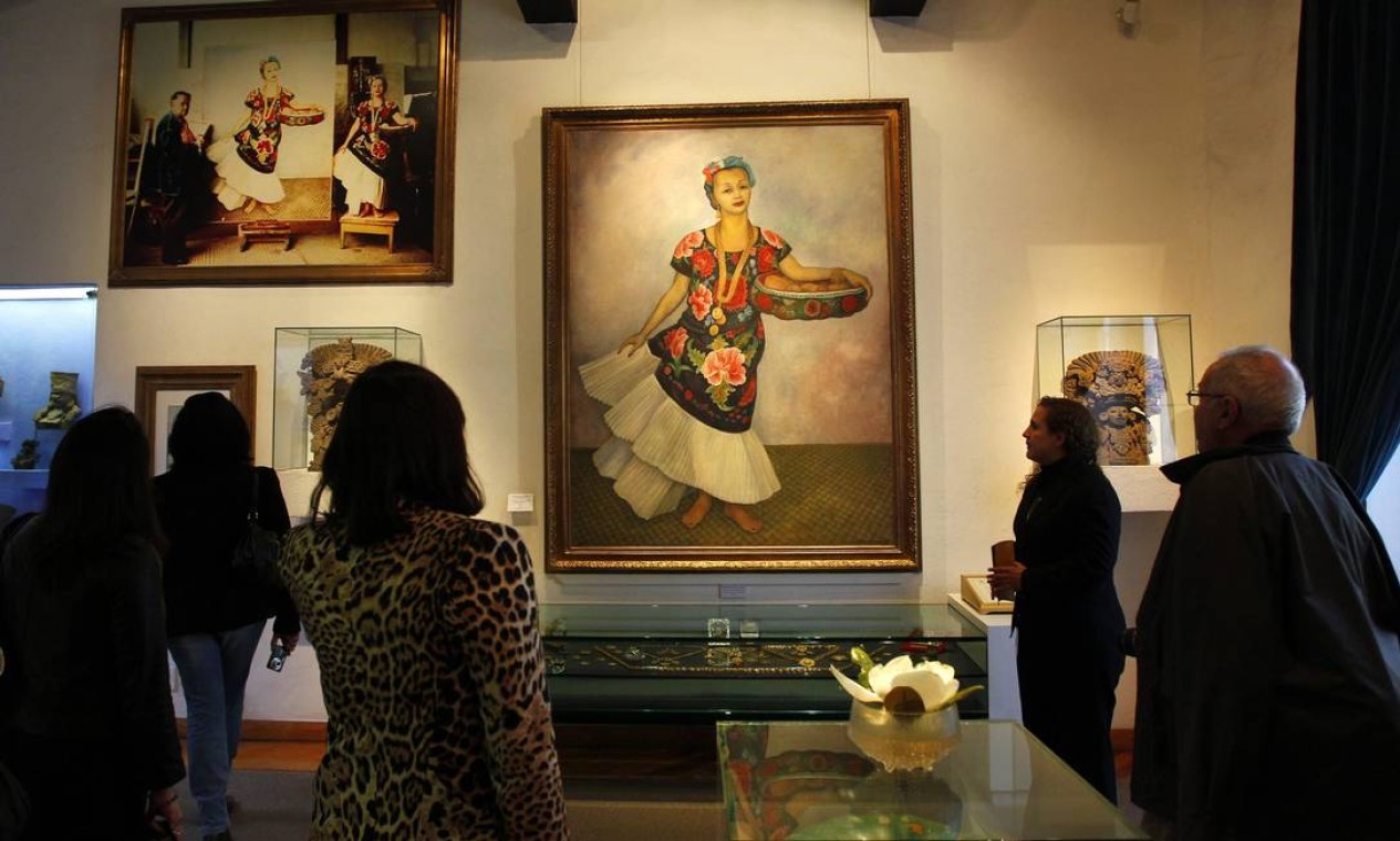 O Museu Dolores Almeda reúne obras de Diego Rivera, Frida Kahlo e outros importantes artistas mexicanos. Foto: Custodio Coimbra / Agência O Globo