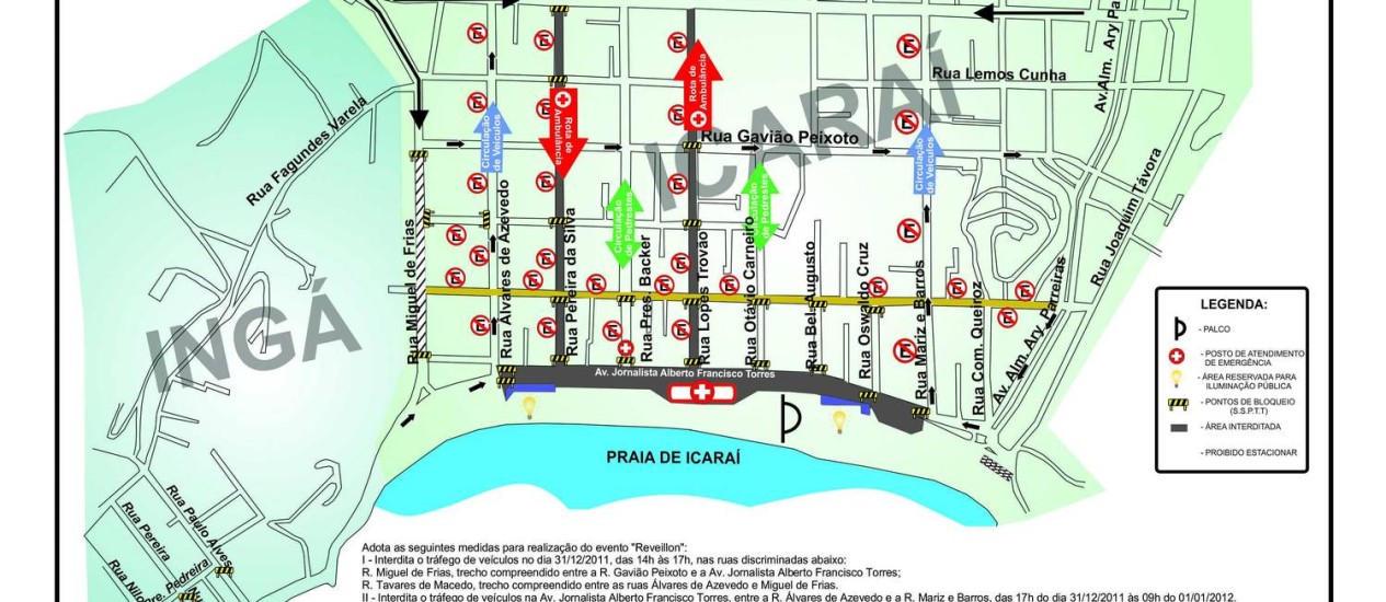 Prefeitura divulga esquema de trânsito para o réveillon em Icaraí ...