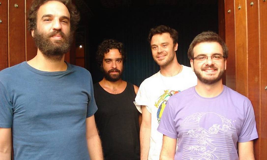 O grupo Los Hermanos ensaia para o primeiro show da banda após dois anos de recesso Foto: Divulgação